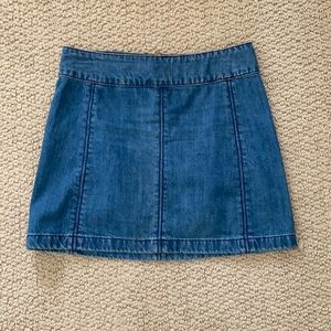 Free People Denim Skirt